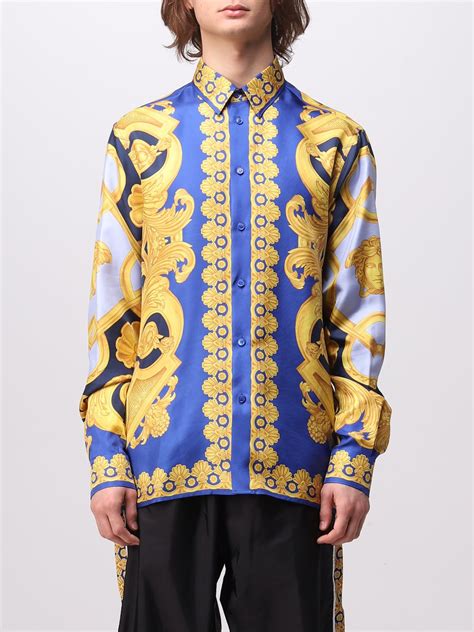 camicia lunga versace|versace camicie eleganti.